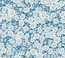 Printed Wafer Paper - Blue Floral Print